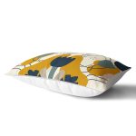 - Rh-Dik-8100-Gorsel2 - Realhomes Renkli Zemin Üzerinde Yaprak Desenli Dijital Baskılı Modern Dikdörtgen Yastık Kırlent Kılıfı Realhomes