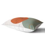 - Rh-Dik-8119-Gorsel2 - Realhomes Pastel Zemin Üzerinde Yaprak Desenli Dijital Baskılı Modern Dikdörtgen Yastık Kırlent Kılıfı Realhomes