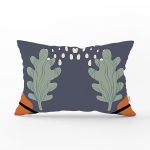 Pastel Zemin Üzerinde Çiçek Desenli Dijital Baskılı Modern Dikdörtgen Yastık Kırlent Kılıfı Realhomes