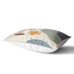 - Rh-Dik-8124-Gorsel2 - Realhomes Pastel Zemin Üzerinde Onedraw Çizimli Bayan Silüeti Dikdörtgen Yastık Kırlent Kılıfı Realhomes