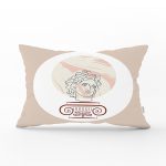 - Rh-Dik-8169-Gorsel1 - Realhomes Pastel Zemin Üzerinde Yaprak Desenli Dijital Baskılı Modern Dikdörtgen Yastık Kırlent Kılıfı Realhomes