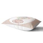 - Rh-Dik-8169-Gorsel2 - Realhomes Pastel Zemin Üzerinde Yaprak Desenli Dijital Baskılı Modern Dikdörtgen Yastık Kırlent Kılıfı Realhomes