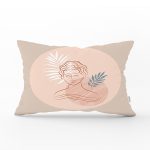 - Rh-Dik-8171-Gorsel1 - Realhomes Pastel Zemin Üzerinde Antik Desenli Dijital Baskılı Modern Dikdörtgen Yastık Kırlent Kılıfı Realhomes