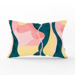 - Rh-Dik-8178-Gorsel1 - Realhomes Renkli Zeminli Geometrik Desenli Dijital Baskılı Modern Dikdörtgen Yastık Kırlent Kılıfı Realhomes