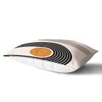 Renkli Zeminli Geometrik Desenli Dijital Baskılı Modern Dikdörtgen Yastık Kırlent Kılıfı Realhomes