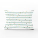 - Rh-Dik-8205-Gorsel1 - Realhomes Beyaz Zeminli Renkli Puantiyeli Dijital Baskılı Modern Dikdörtgen Yastık Kırlent Kılıfı Realhomes