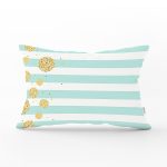 - Rh-Dik-8216-Gorsel1 - Realhomes Beyaz Zemin Üzerinde Renkli Yatay Çizgili Dikdörtgen Yastık Kırlent Kılıfı Realhomes