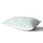 - Rh-Dik-8223-Gorsel2 - Realhomes Beyaz Zemin Üzerinde Renkli Yatay Çizgili Gold Detaylı Dikdörtgen Yastık Kırlent Kılıfı Realhomes