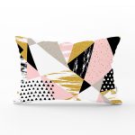 - Rh-Dik-8228-Gorsel1 - Realhomes  Beyaz Zemin Üzerinde Renkli Geometrik Desenli Dijital Baskılı Modern Dikdörtgen Yastık Kılıfı Realhomes