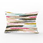 - Rh-Dik-8254-Gorsel1 - Realhomes Beyaz Zemin Üzerinde Renkli Yatay Çizgili Dikdörtgen Yastık Kırlent Kılıfı Realhomes