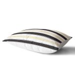 - Rh-Dik-8255-Gorsel2 - Realhomes Beyaz Zemin Üzerinde Gold Detaylı Siyah Yatay Çizgili Dikdörtgen Yastık Kırlent Kılıfı Realhomes