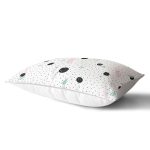 - Rh-Dik-8269-Gorsel2 - Realhomes Beyaz Zeminli Siyah Puantiye Desenli Dijital Baskılı Modern Dikdörtgen Yastık Kırlent Kılıfı Realhomes