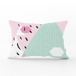 - Rh-Dik-8271-Gorsel1 - Realhomes Beyaz Zemin Üzerinde Renkli Geometrik Desenli Dijital Baskılı Modern Dikdörtgen Yastık Kılıfı Realhomes