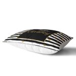 - Rh-Dik-8287-Gorsel2 - Realhomes Beyaz Zemin Üzerinde Gold Yazılı Merry Christmas Modern Dikdörtgen Yastık Kırlent Kılıfı Realhomes