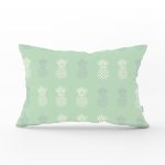 - Rh-Dik-8305-Gorsel1 - Realhomes Pastel Zemin Üzerinde Ananas Desenli Dijital Baskılı Modern Dikdörtgen Yastık Kırlent Kılıfı Realhomes