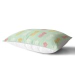 Pastel Zemin Üzerinde Ananas Desenli Dijital Baskılı Modern Dikdörtgen Yastık Kırlent Kılıfı Realhomes