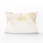 Renkli Zeminli Soyut Mermer Desenli Dijital Baskılı Modern Dikdörtgen Yastık Kırlent Kılıfı Realhomes