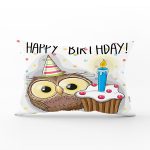 - Rh-Dik-832-Gorsel1 - Realhomes Modern Baykuş Desen Dijital Baskılı Dikdörtgen Yastık Kırlent Kılıfı Realhomes