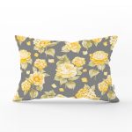 - Rh-Dik-8365-Gorsel1 - Realhomes Rengarenk Zemin Üzerinde Çiçek Desenli Dijital Baskılı Modern Dikdörtgen Yastık Kırlent Kılıfı Realhomes