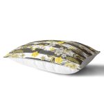 - Rh-Dik-8369-Gorsel2 - Realhomes Beyaz Zemin Üzerinde Gold Detaylı Çiçek Desenli Modern Dikdörtgen Yastık Kırlent Kılıfı Realhomes