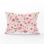 - Rh-Dik-8385-Gorsel1 - Realhomes Rengarenk Zemin Üzerinde Pembe Çiçek Desenli Dikdörtgen Yastık Kırlent Kılıfı Realhomes