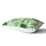 - Rh-Dik-8386-Gorsel2 - Realhomes Beyaz Zemin Üzerinde Yeşil Yaprak Desenli Dikdörtgen Yastık Kırlent Kılıfı Realhomes