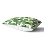 - Rh-Dik-8389-Gorsel2 - Realhomes Beyaz Zemin Üzerinde Yeşil Yaprak Desenli Dikdörtgen Yastık Kırlent Kılıfı Realhomes