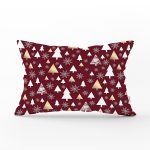 - Rh-Dik-8406-Gorsel1 - Realhomes Renkli Zeminli Çamağacı Desenli Dijital Baskılı Modern Dikdörtgen Yastık Kırlent Kılıfı Realhomes