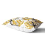 - Rh-Dik-8411-Gorsel2 - Realhomes Beyaz Zemin Üzerinde Gold Detaylı Yaprak Desenli Modern Dikdörtgen Yastık Kırlent Kılıfı Realhomes