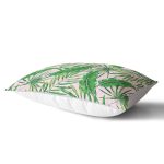 - Rh-Dik-8416-Gorsel2 - Realhomes Renkli Zemin Üzerinde Yaprak Desenli Dijital Baskılı Modern Dikdörtgen Yastık Kırlent Kılıfı Realhomes