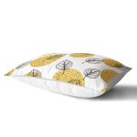 - Rh-Dik-8439-Gorsel2 - Realhomes Beyaz Zemin Üzerinde Gold Puantiyeli Yaprak Desenli Dikdörtgen Yastık Kırlent Kılıfı Realhomes