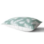 - Rh-Dik-8465-Gorsel2 - Realhomes Renkli Zeminli Beyaz Yaprak Desenli Dijital Baskılı Modern Dikdörtgen Yastık Kırlent Kılıfı Realhomes