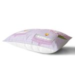 Rengarenk Zemin Üzerinde Mum Desenli Çiçek Motifli Modern Dikdörtgen Yastık Kırlent Kılıfı Realhomes