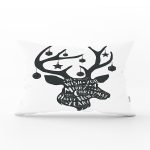 Christmas Temalı Dijital Baskılı Dikdörtgen Yastık Kırlent Kılıfı Realhomes