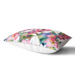 - Rh-Dik-8537-Gorsel2 - Realhomes Beyaz Zemin Üzerinde Rengarenk Çiçek Desenli Dikdörtgen Yastık Kırlent Kılıfı Realhomes