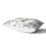 Beyaz Zemin Üzerinde Renkli Puantiyeli Kozalak Desenli Dikdörtgen Yastık Kırlent Kılıfı Realhomes