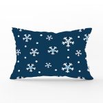 Renkli Zemin Üzerinde Beyaz Kartanesi Desenli Dijital Baskılı Modern Dikdörtgen Yastık Kılıfı Realhomes