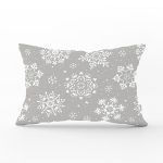 Renkli Zemin Üzerinde Beyaz Kartanesi Desenli Dijital Baskılı Modern Dikdörtgen Yastık Kılıfı Realhomes