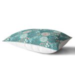 - Rh-Dik-8562-Gorsel2 - Realhomes Renkli Zemin Üzerinde Yaprak Desenli Dijital Baskılı Modern Dikdörtgen Yastık Kırlent Kılıfı Realhomes