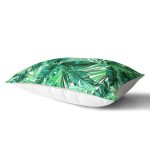 - Rh-Dik-8569-Gorsel2 - Realhomes Beyaz Zemin Üzerinde Yeşil Yaprak Desenli Dikdörtgen Yastık Kırlent Kılıfı Realhomes