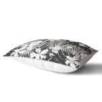 - Rh-Dik-8572-Gorsel2 - Realhomes Siyah Zeminli Beyaz Çiçek Desenli Dijital Baskılı Modern Dikdörtgen Yastık Kırlent Kılıfı Realhomes