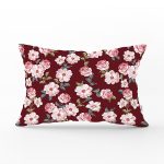 - Rh-Dik-8584-Gorsel1 - Realhomes Rengarenk Zemin Üzerinde Çiçek Desenli Dijital Baskılı Modern Dikdörtgen Yastık Kırlent Kılıfı Realhomes