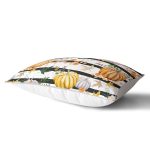 - Rh-Dik-8598-Gorsel2 - Realhomes Beyaz Zemin Üzerinde Siyah Çizgili Bal Kabağı Desenli Dikdörtgen Yastık Kırlent Kılıfı Realhomes