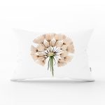 - Rh-Dik-8604-Gorsel1 - Realhomes Beyaz Zemin Üzerinde Çiçek Desenli Dijital Baskılı Modern Dikdörtgen Yastık Kırlent Kılıfı Realhomes