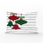 - Rh-Dik-8612-Gorsel1 - Realhomes Beyaz Zemin Üzerinde Ekose Desenli Çan Desenli Modern Dikdörtgen Yastık Kırlent Kılıfı Realhomes