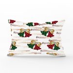 - Rh-Dik-8620-Gorsel1 - Realhomes Beyaz Zeminli Ekoseli Çan Desenli Dijital Baskılı Modern Dikdörtgen Yastık Kırlent Kılıfı Realhomes