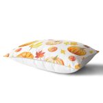 - Rh-Dik-8648-Gorsel2 - Realhomes Beyaz Zemin Üzerinde Sonbahar Renkli Balkabağı Desenli Dikdörtgen Yastık Kırlent Kılıfı Realhomes