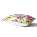 - Rh-Dik-8655-Gorsel2 - Realhomes Beyaz Zemin Üzerinde Çiçek Desenli Dijital Baskılı Modern Dikdörtgen Yastık Kırlent Kılıfı Realhomes