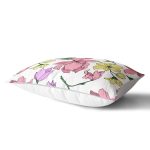 - Rh-Dik-8656-Gorsel2 - Realhomes Beyaz Zemin Üzerinde Rengarenk Çiçek Desenli Dikdörtgen Yastık Kırlent Kılıfı Realhomes