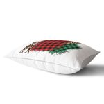 - Rh-Dik-8662-Gorsel2 - Realhomes Beyaz Zeminli Ekoseli Kumaş Desenli Dijital Baskılı Modern Dikdörtgen Yastık Kırlent Kılıfı Realhomes